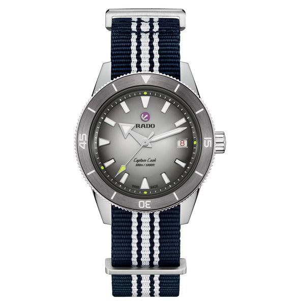 RADO 雷達錶 Captain Cook 庫克船長系列 Tennis 網球聯名限量款腕錶 39mm R32222108