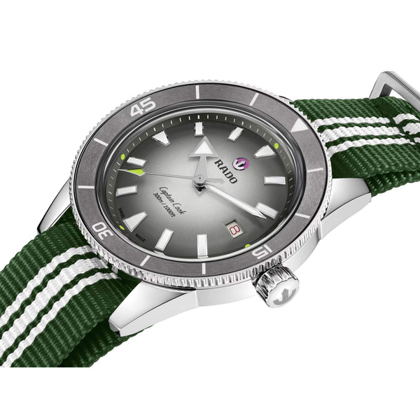 RADO 雷達錶 Captain Cook 庫克船長系列 Tennis 網球聯名限量款腕錶 39mm R32222108