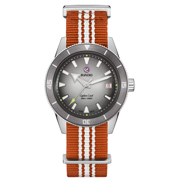 RADO 雷達錶 Captain Cook 庫克船長系列 Tennis 網球聯名限量款腕錶 39mm R32222108
