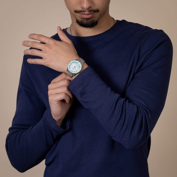 RADO 雷達錶 Captain Cook 庫克船長300米漸層藍潛水腕錶 39mm R32223203