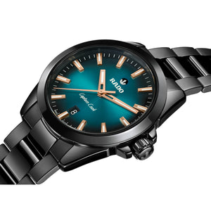 RADO 雷達錶 Captain Cook 庫克船長 Discover 80小時機械陶瓷腕錶 40mm R32279322