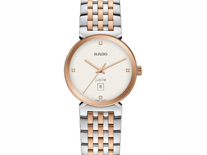 RADO 雷達錶 Florence Classic 佛羅倫斯經典系列PVD玫瑰金鑽面石英腕錶 30mm R48913723 - 新萬國鐘錶