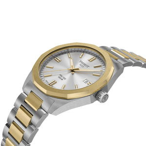 TISSOT 天梭 PRC 100 Solar 太陽能石英時尚黃金PVD經典腕錶 39mm T1514222203100