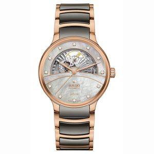 RADO 雷達錶 Centrix 晶萃系列開芯鏤空機械電漿高科技陶瓷腕錶 39.5mm R30028912