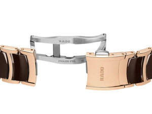 RADO 雷達錶 Centrix 晶萃系列開芯鏤空機械鑽面陶瓷腕錶 35mm R30029942