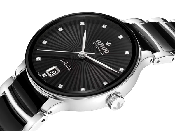 RADO 雷達錶 Centrix 晶萃系列開芯鏤空機械鑽面陶瓷腕錶 35mm R30031742