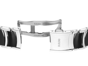 RADO 雷達錶 Centrix 晶萃系列月相鑽石砂金石星空陶瓷石英限量腕錶 35mm R30234762 - 新萬國鐘錶