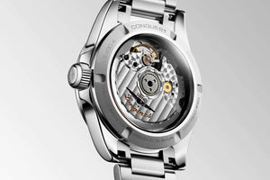 LONGINES 浪琴 Conquest 征服者系列鑽母貝優雅時尚運動腕錶 34mm L34304876