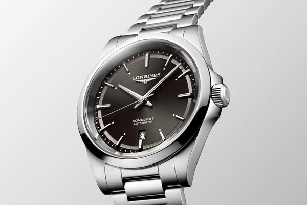 LONGINES 浪琴 Conquest 征服者系列黑色優雅時尚運動腕錶 41mm L38304526