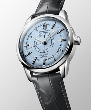 LONGINES 浪琴 Conquest 征服者系列復刻中央動力儲存腕錶 38mm L1.648.4.92.2