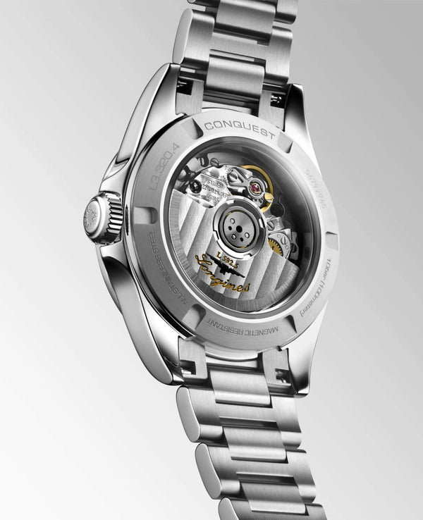LONGINES 浪琴 Conquest 征服者系列優雅時尚運動腕錶 30mm L33204726