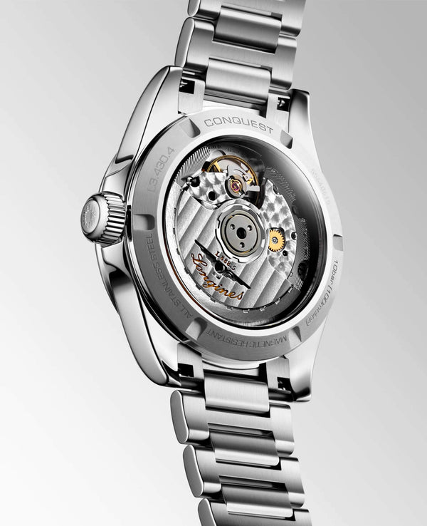 LONGINES 浪琴 Conquest 征服者系列淺綠色優雅時尚運動腕錶 34mm L34304026