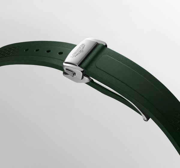 LONGINES 浪琴 Conquest 征服者系列綠色優雅時尚運動腕錶 38mm L37204029