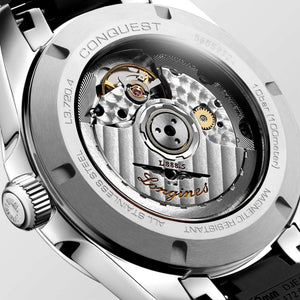 LONGINES 浪琴 Conquest 征服者系列黑色優雅時尚運動腕錶 38mm L37204529