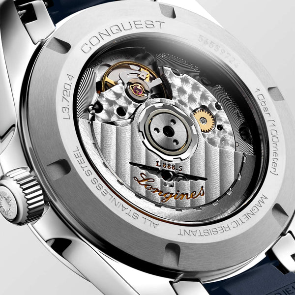 LONGINES 浪琴 Conquest 征服者系列藍色優雅時尚運動腕錶 38mm L37204929
