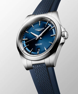 LONGINES 浪琴 Conquest 征服者系列藍色優雅時尚運動腕錶 38mm L37204929