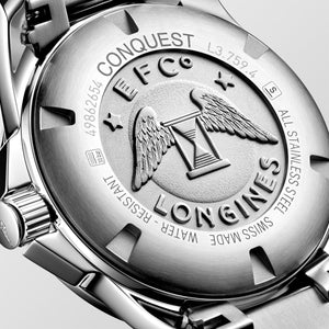 LONGINES 浪琴 Conquest 征服者系列石英腕錶 41mm L37594966 - 新萬國鐘錶