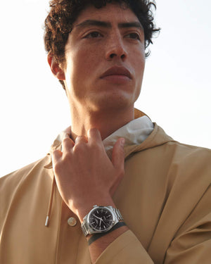 LONGINES 浪琴 Conquest 征服者系列黑色優雅時尚運動腕錶 41mm L38304526