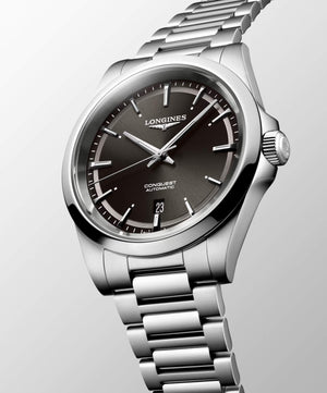LONGINES 浪琴 Conquest 征服者系列黑色優雅時尚運動腕錶 41mm L38304526