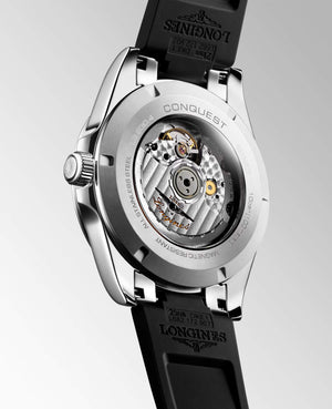 LONGINES 浪琴 Conquest 征服者系列黑色優雅時尚運動腕錶 41mm L38304929