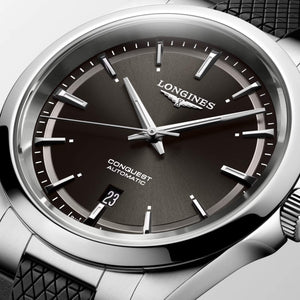 LONGINES 浪琴 Conquest 征服者系列黑色優雅時尚運動腕錶 41mm L38304929