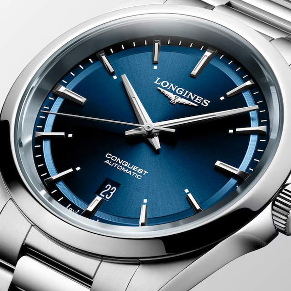 LONGINES 浪琴 Conquest 征服者系列藍色優雅時尚運動腕錶 41mm L38304926