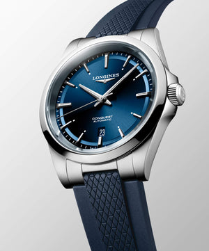 LONGINES 浪琴 Conquest 征服者系列藍色優雅時尚運動腕錶 41mm L38304929