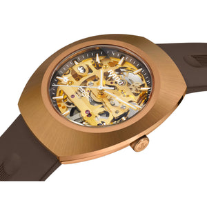 RADO 雷達 DiaStar鑽星系列創始型鏤空玫瑰金Ceramos™自動機械腕錶 38mm R12159309