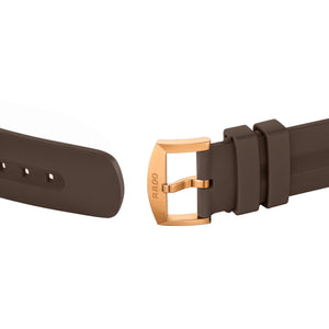 RADO 雷達 DiaStar鑽星系列創始型鏤空玫瑰金Ceramos™自動機械腕錶 38mm R12159309