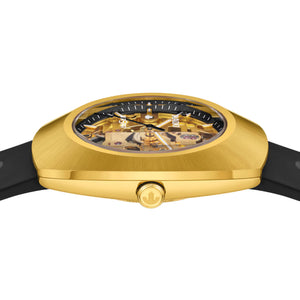 RADO 雷達 DiaStar鑽星系列創始型鏤空黃金Ceramos™自動機械腕錶 38mm R12166159
