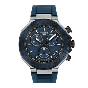TISSOT 天梭 T-Race 競速系列石英三眼計時碼錶 45mm T1414172704100 - 新萬國鐘錶