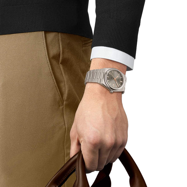 TISSOT 天梭 PRX系列 Powermatic 80鈦金屬自動款 38mm T1378074406100