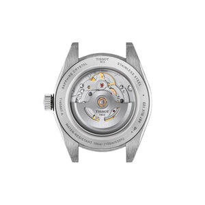 TISSOT 天梭 Gentleman 紳士系列80小時鈦游絲機械腕錶 38mm T1658071103100 - 新萬國鐘錶