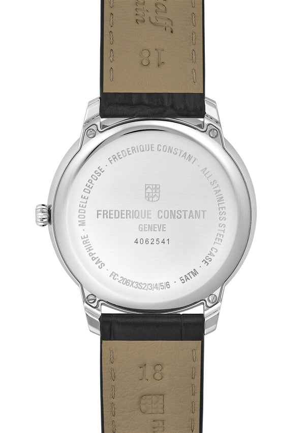 Frederique Constant 康斯登 Classics Moneta Moonphase系列優雅月相石英腕錶 37mm FC-206B3S6