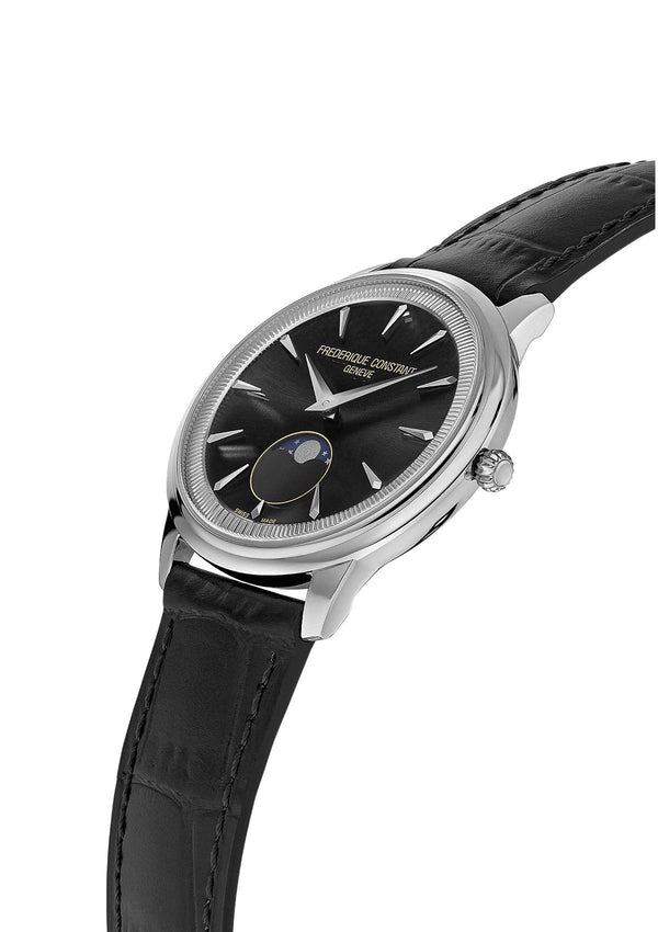 Frederique Constant 康斯登 Classics Moneta Moonphase系列優雅月相石英腕錶 37mm FC-206B3S6