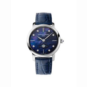 Frederique Constant 康斯登 SLIMLINE 真鑽母貝月相腕錶 30mm FC-206MPND1S6
