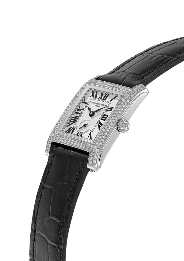 Frederique Constant 康斯登 Classics CARREE 方形典雅真鑽石英女士腕錶 36×25.20mm FC-235S2CD6