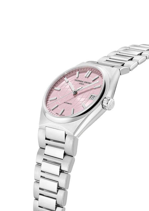 Frederique Constant 康斯登 HIGHLIFE 粉紅色機械腕錶 34mm FC-303LP2NH6B