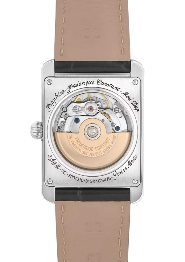 Frederique Constant 康斯登 Classics CARREE 方形典雅機械腕錶 30.40×33.30mm FC-303S4C6