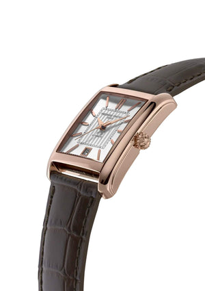 Frederique Constant 康斯登 Classics CARREE 方形典雅PVD玫瑰金機械腕錶 30.40×33.30mm FC-303V4C4