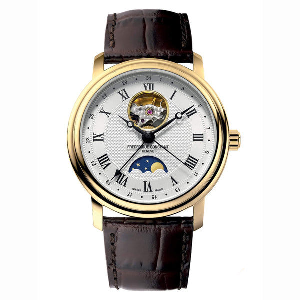 Frederique Constant 康斯登 Classics 系列心跳月相日期機械腕錶 40mm FC-335MC4P5