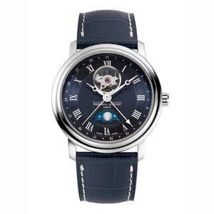 Frederique Constant 康斯登 Classics 系列心跳月相日期機械腕錶 40mm FC-335MCNW4P26