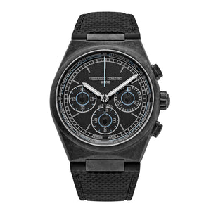 Frederique Constant 康斯登HIGHLIFE x Bamford 聯名熊貓鈦金屬計時碼錶機械腕錶 41mm FC-391BBL4NH1C