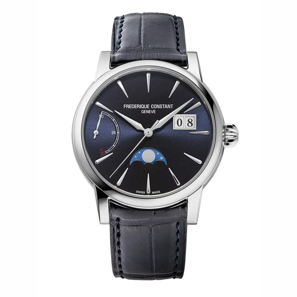 Frederique Constant 康斯登 Manufacture 自製機芯大日期動力儲存月相顯示 40mm FC-735N3H6
