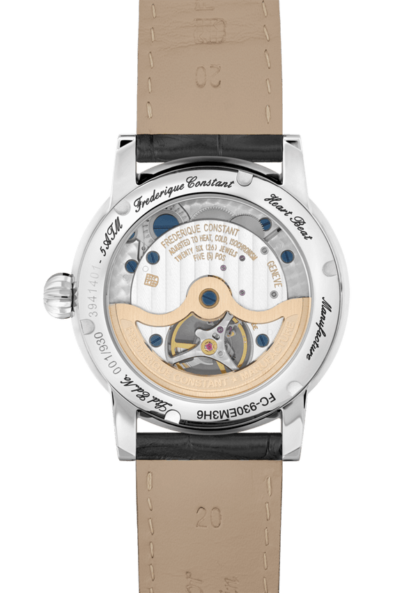 Frederique Constant 康斯登 Manufacture 自製機芯經典心跳機械腕錶 39mm FC-930EM3H6