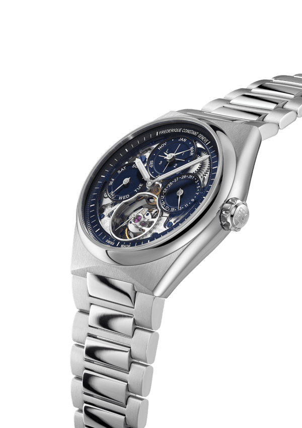 Frederique Constant 康斯登 Manufacture 自製機芯陀飛輪萬年曆腕錶 41mm FC-975N4NH6B