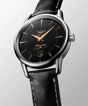 LONGINES 浪琴錶 Flagship 旗艦復刻系列機械腕錶 38.50mm L47954580 - 新萬國鐘錶