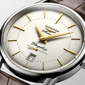 LONGINES 浪琴錶 Flagship 旗艦復刻系列機械腕錶 38.50mm L47954782