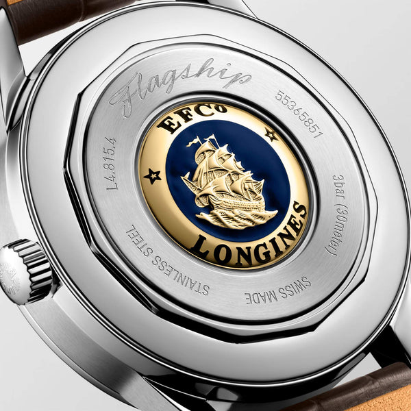 LONGINES 浪琴 Flagship 旗艦系列復刻月相機械腕錶 38.5mm L48154622