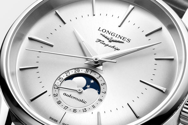 LONGINES 浪琴旗艦系列復刻月相機械腕錶 38.5mm L48154722
